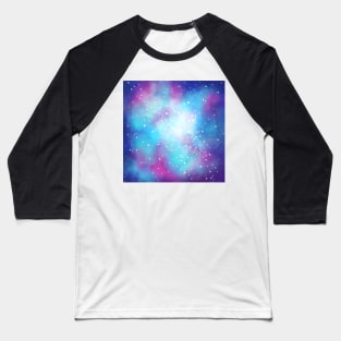 Watercolor Galaxy Baseball T-Shirt